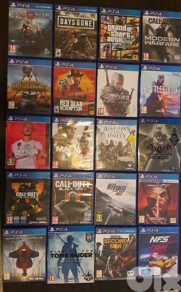 biggest collection of used PS4 games in Lebanon and the world 2