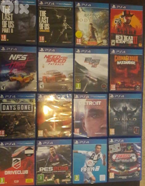 biggest collection of used PS4 games in Lebanon and the world 11
