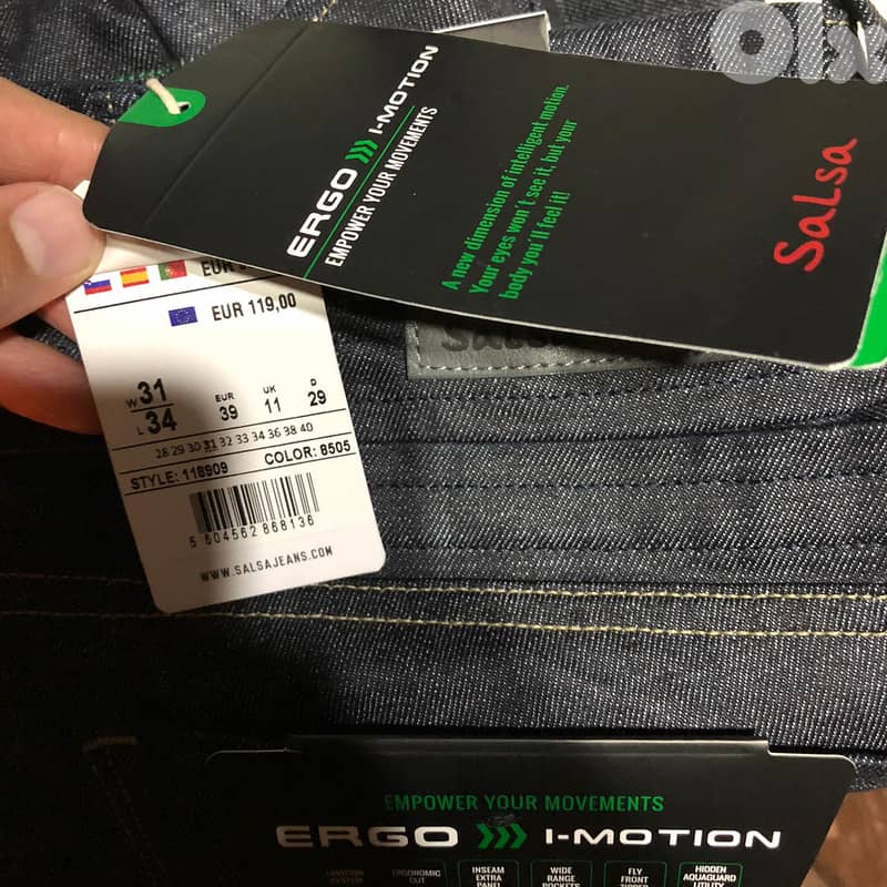 SALSA Black Ergo I-motion Jeans 2