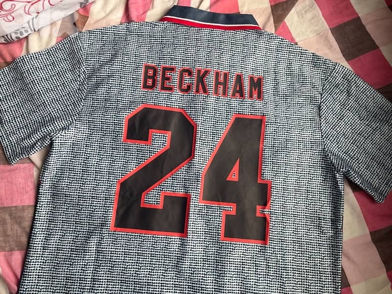 beckham 24 special vintage Manchester United 1994 jersey 3