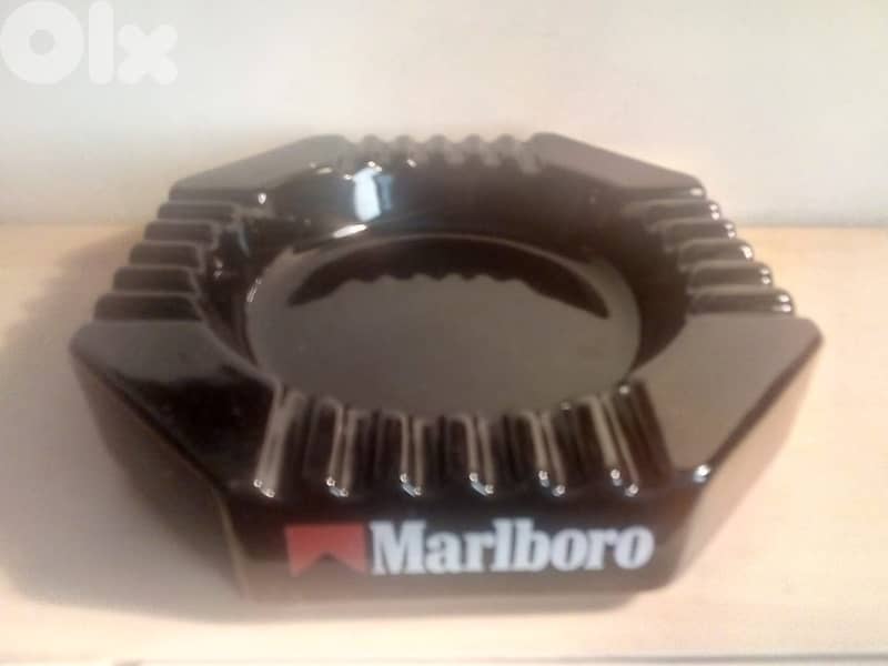 Marlboro vintage big ceramic ashtray 23*23cm 0
