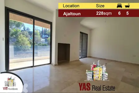 Ajaltoun 228m2 | Duplex | Brand New | High-end | Open View |