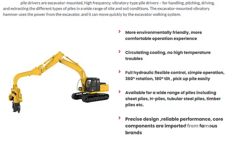 vibro hammer for pile