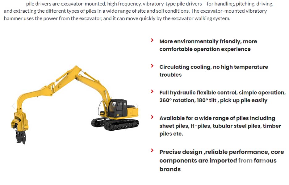 vibro hammer for pile 0