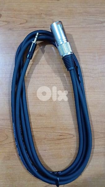 cable mini jack to xlr male 2m 0