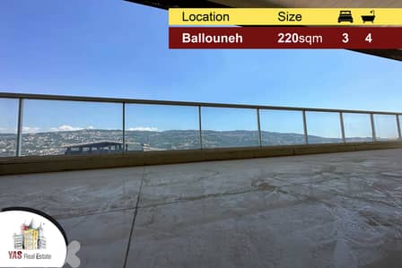 Ballouneh 220m2 | High-end | Brand New | Panoramic view |