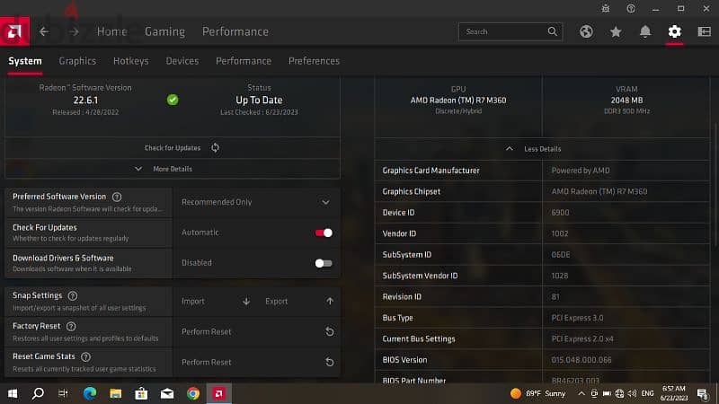 Core i7 6th with R7 M360 2GB 6