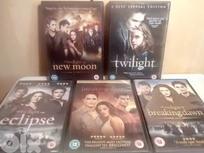 Twilight complete saga 5 original dvds