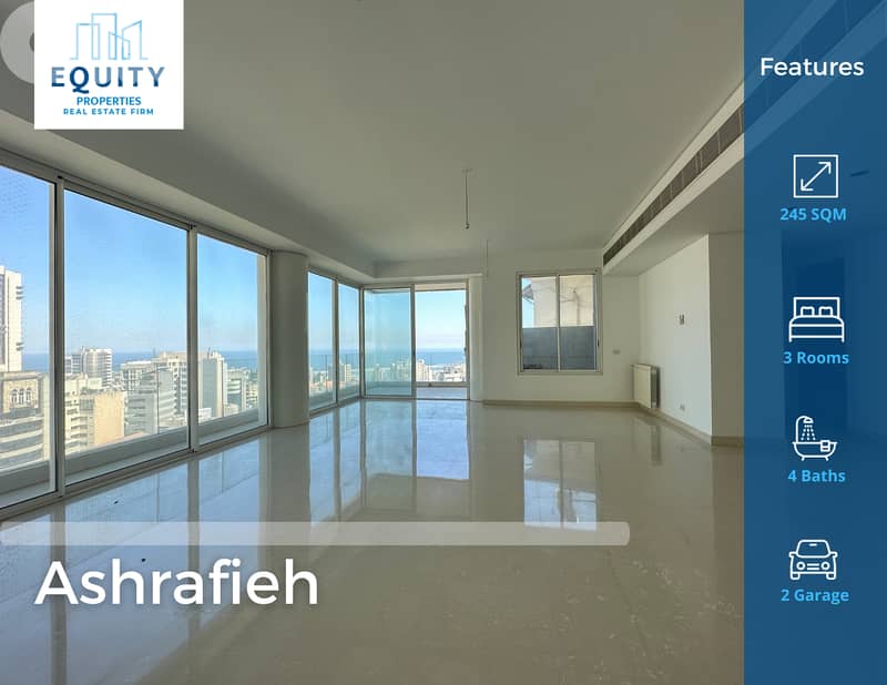 Ashrafieh | Prime Location | Sea View | 245 SQM | 800,000$ | #JZ32224 0