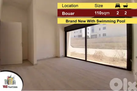 Bouar 110m2 + 145m2 Terrace / Garden | New | Swimming Pool  | IV |