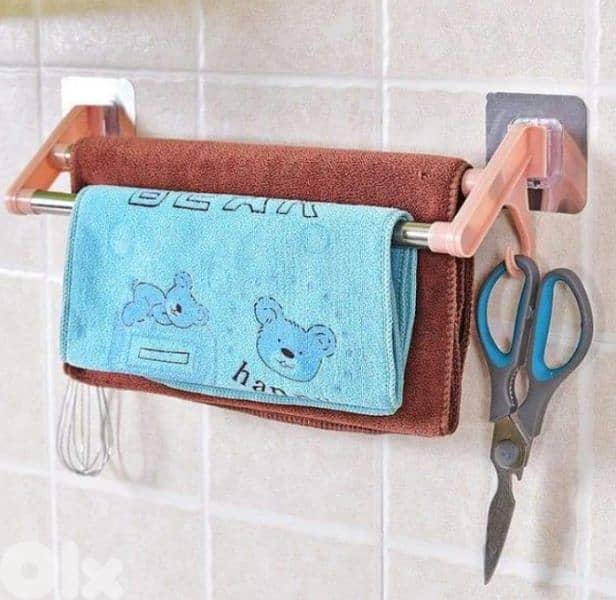 bathroom or kitchen double towels hanger 3