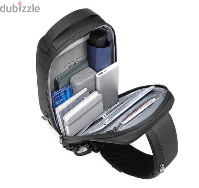 Aopinyou, Chest Bag, Water Resistant, With Usb Charging Port 2