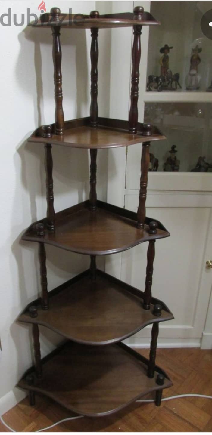 Excellent condition Corner Shelves 2