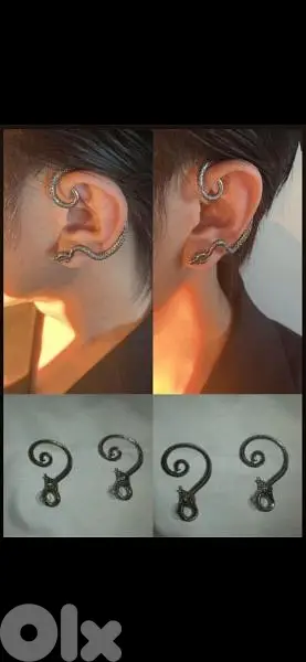 Earrings barrem 3al dayne silver/gold mawjoud