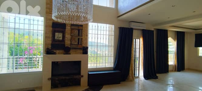 L12587-Villa With Garden and Panoramic Sea View for Rent In Fatqa