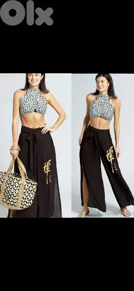 pants wrap tie laf 2emech cotton s to xxL