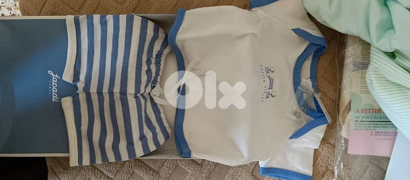 jacadi baby boy set. 6 months. new in tag with box 1
