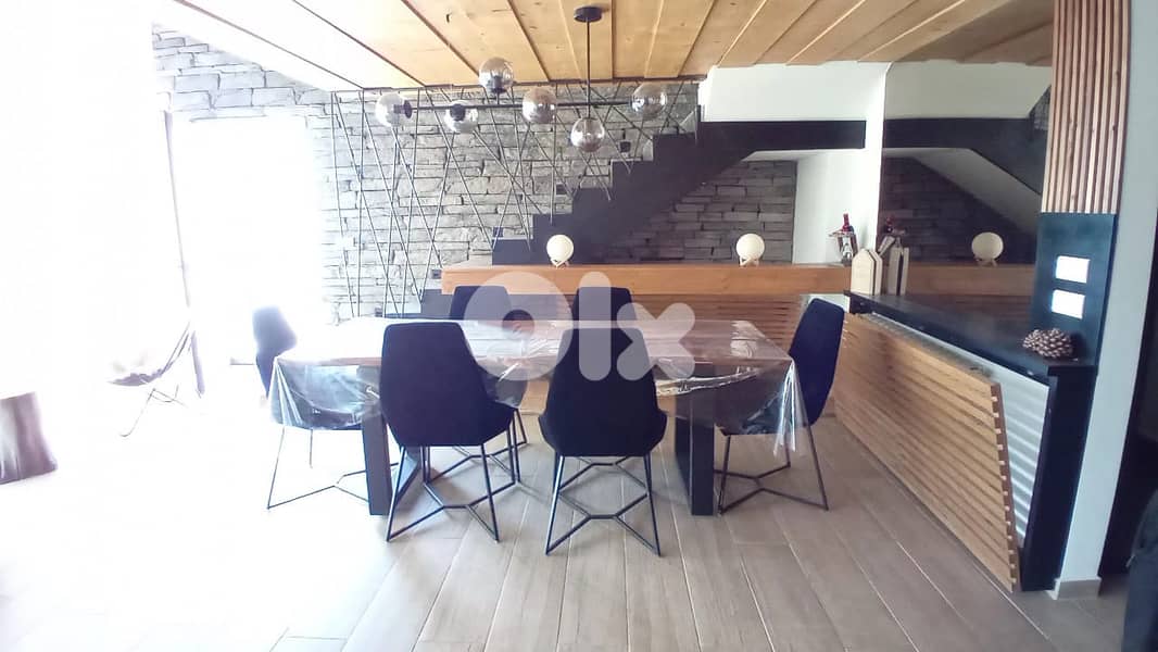 CHALET for sale in faqra/ Furnished/Decorated/Garden 3
