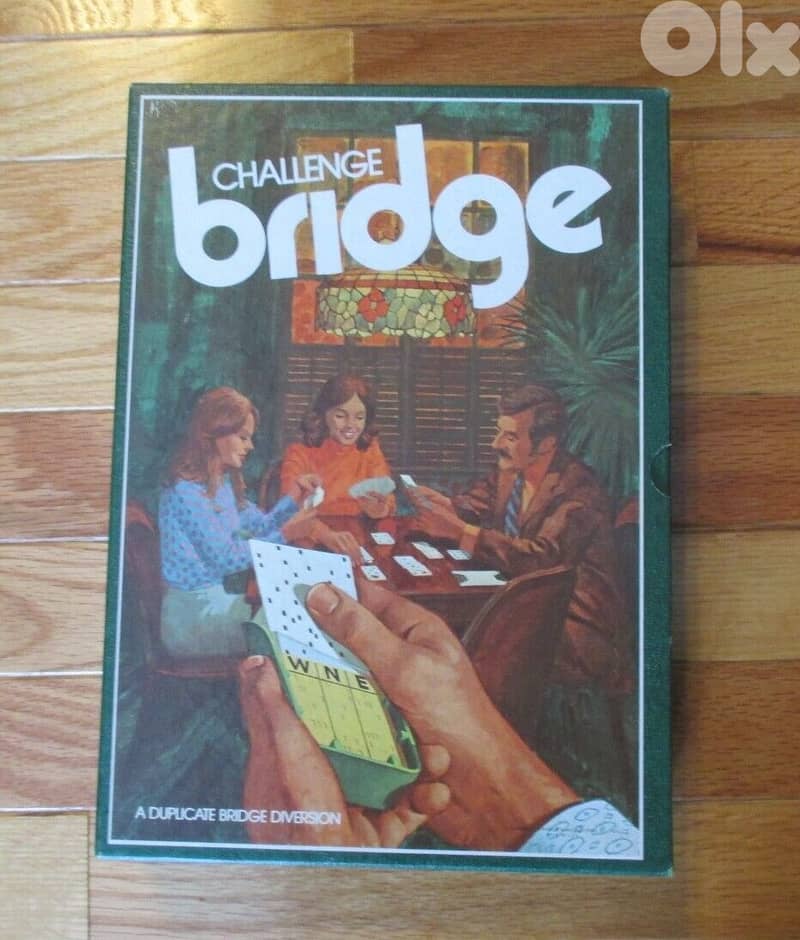 Challenge Bridge Bookshelf box set Game 3M 1972 as new 0