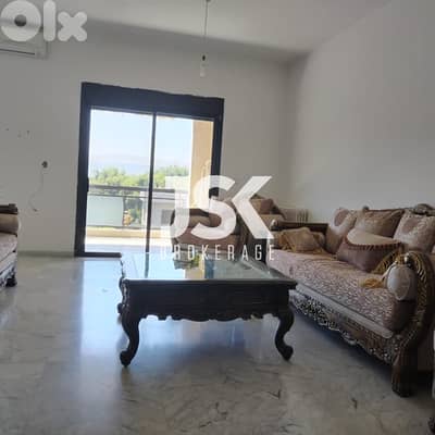 L12625-Partly furnished Apartment for Rent In Ajaltoun