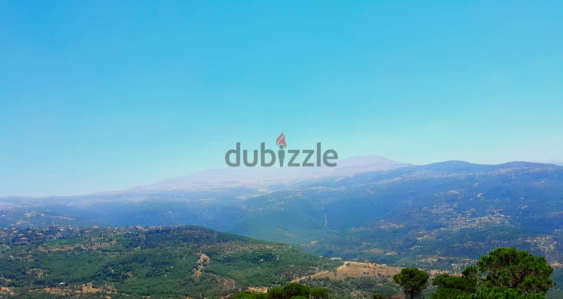 1590 SQM Land in Kaakour, Metn Overlooking the Mountains 0