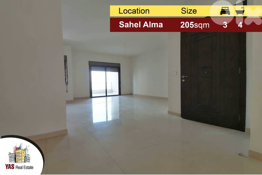 Sahel Alma 205m2 | Brand New | Luxury | Partial View | 0