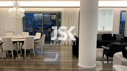 L12646-Spacious Luxurious Modern Apartment With Sea View In Dbayeh