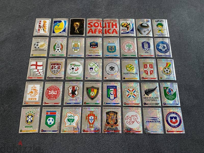 Panini World Cup 2010 - All 40 Badge stickers for SALE 0