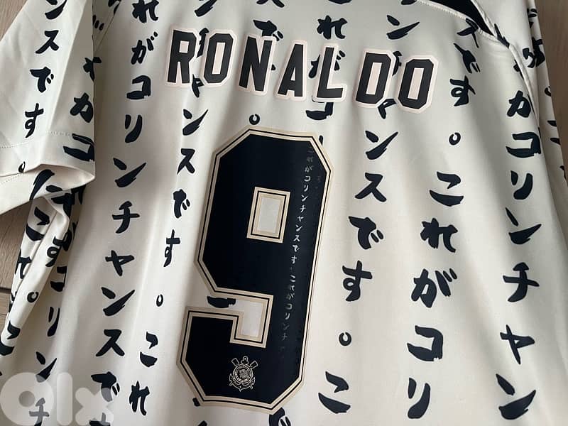 corinthians paulista 1910 - ronaldo  japan limited jersey nike edition 3