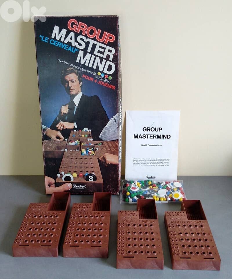 Group masterind vintage board game 4 players 0