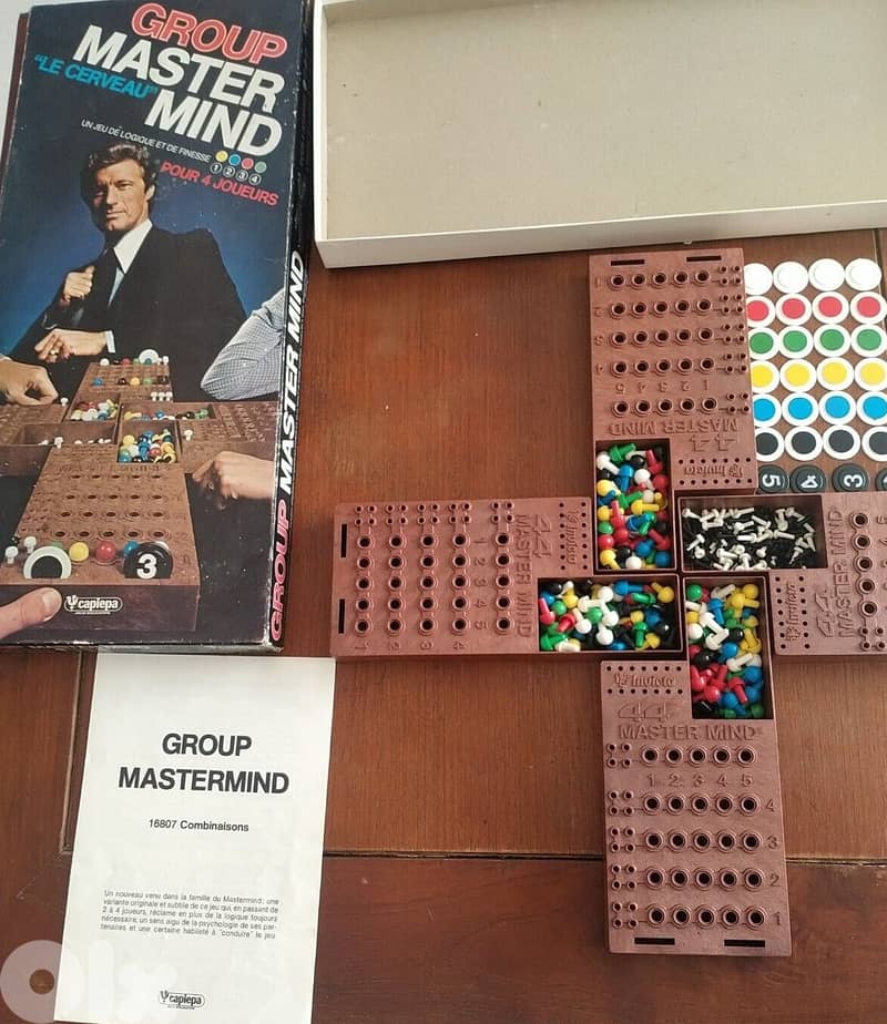 Group masterind vintage board game 4 players 1