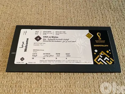 USA vs Wales ticket collectible ticket world cup
