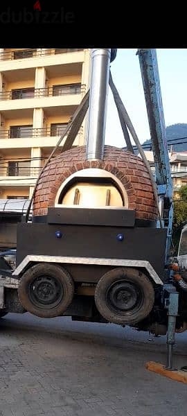 فرن بيتزا دوار rotary pizza oven 7