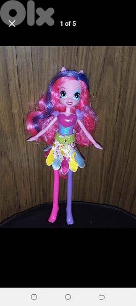 PINKYE PIE MY LITTLE PONY Equestria Rainbow Rocks Still Good doll=15$ 1