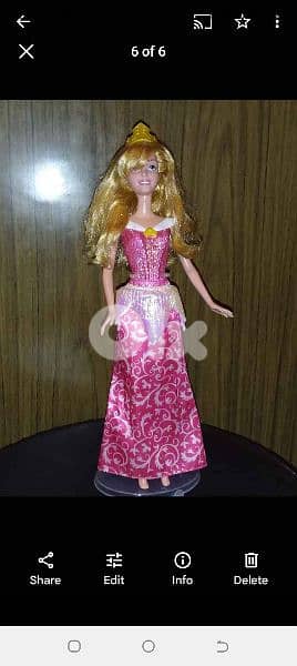 Barbie SLEEPING BEAUTY SPARKLING PRINCESS Mattel 2012 Great doll=23$ 4