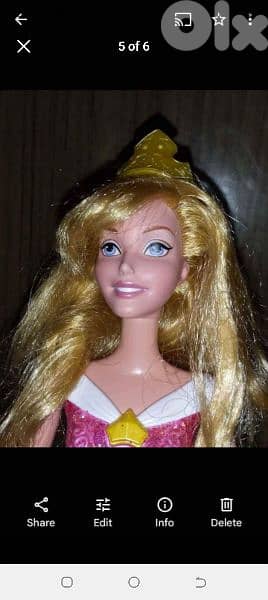 Barbie SLEEPING BEAUTY SPARKLING PRINCESS Mattel 2012 Great doll=23$ 0