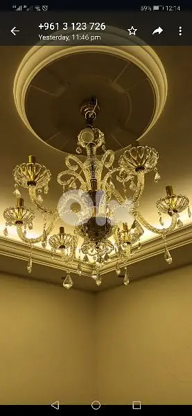 ثرية من الروائع مورانو مميزة كرستال سعر لقطة يوجد اثنان chandelier