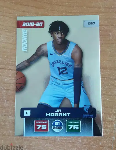 Ja Morant Rookie Panini 2019 NBA Card