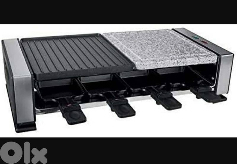 SILVERCREST Raclette Hot Stone Grill & Double Sided Grilling Surface 3