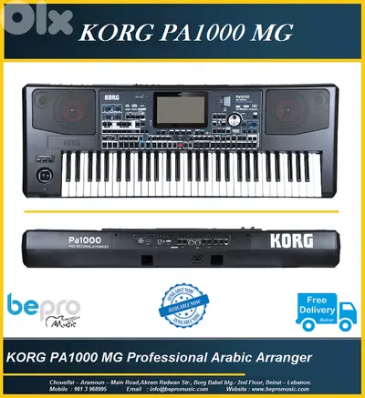 Korg PA1000 MG Keyboard Arabic arranger