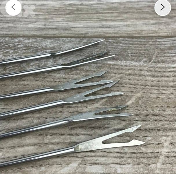 Vintage Fondue Forks set of 6 Stainless steel 2