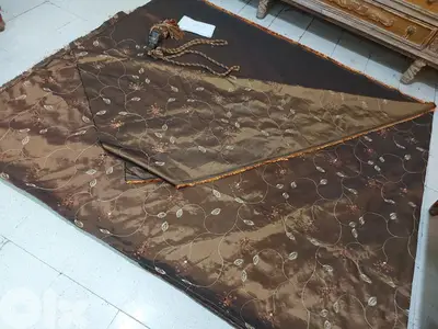 280 x 320 برداية قماش لون بني