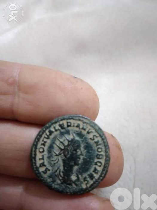 Ancient Roman Bronze coin for Emperror Valerian year 253 AD 0