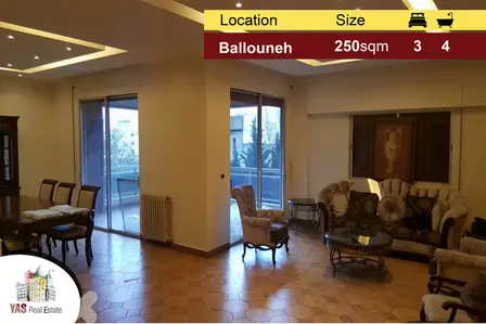 Ballouneh 250m2 + 100m2 Terrace | Ultra Prime Location | Open View |