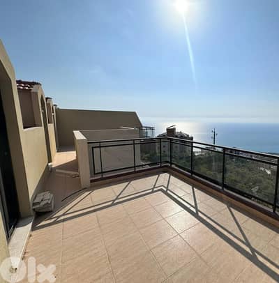 Furnished duplex+65m2 terrace 4 sale in Halat - دوبلكس في حالات