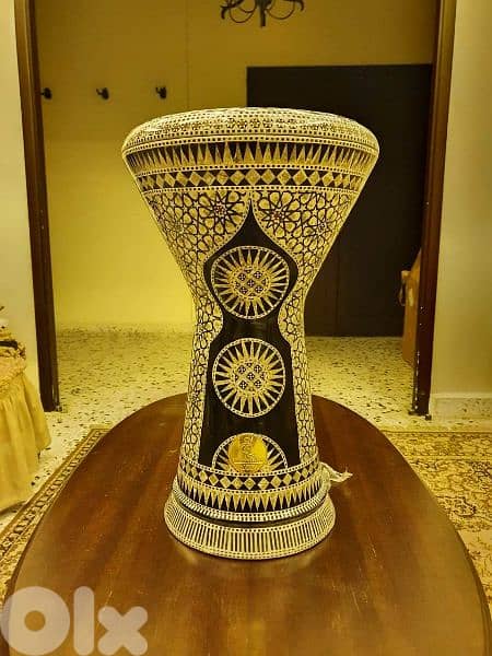 طبلة جوهرة الفن قياس سنباطي ٢٣ و ٢٢ سم 0