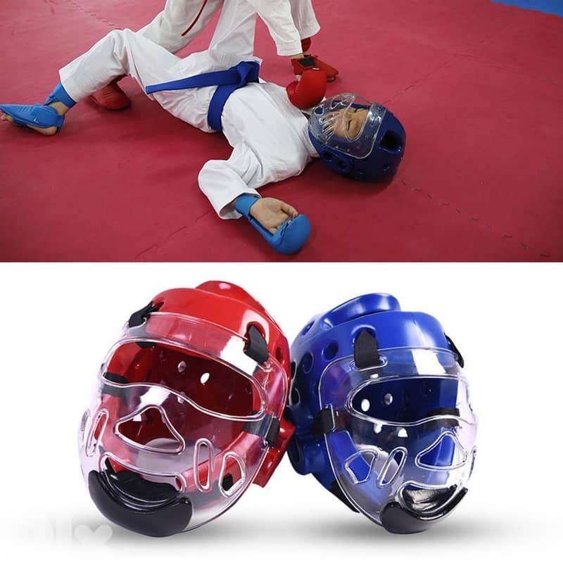 Everlast head guard with protection mask 1