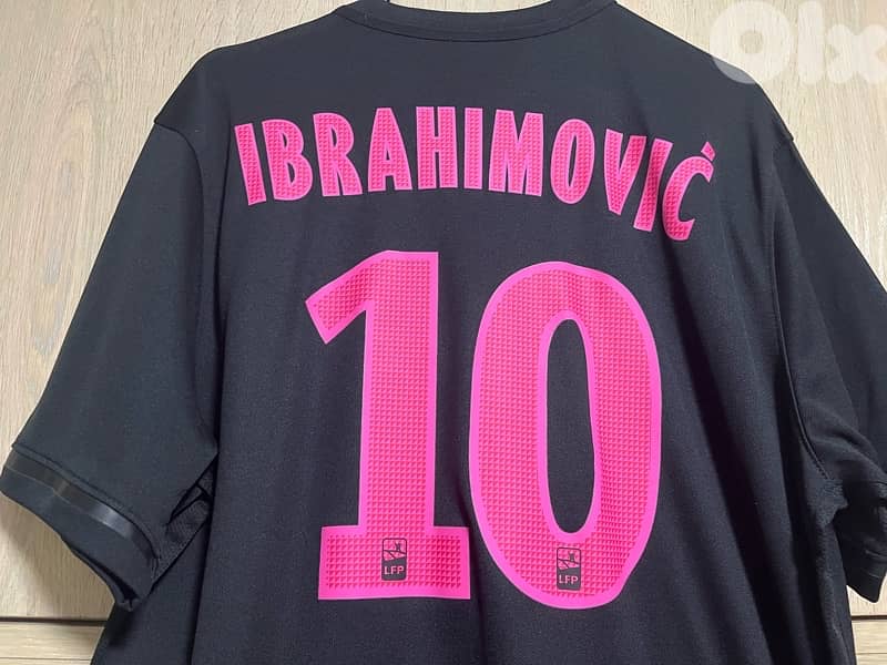psg paris nike ibrahimović 10 black AAwAY special edition jersey 2018 0