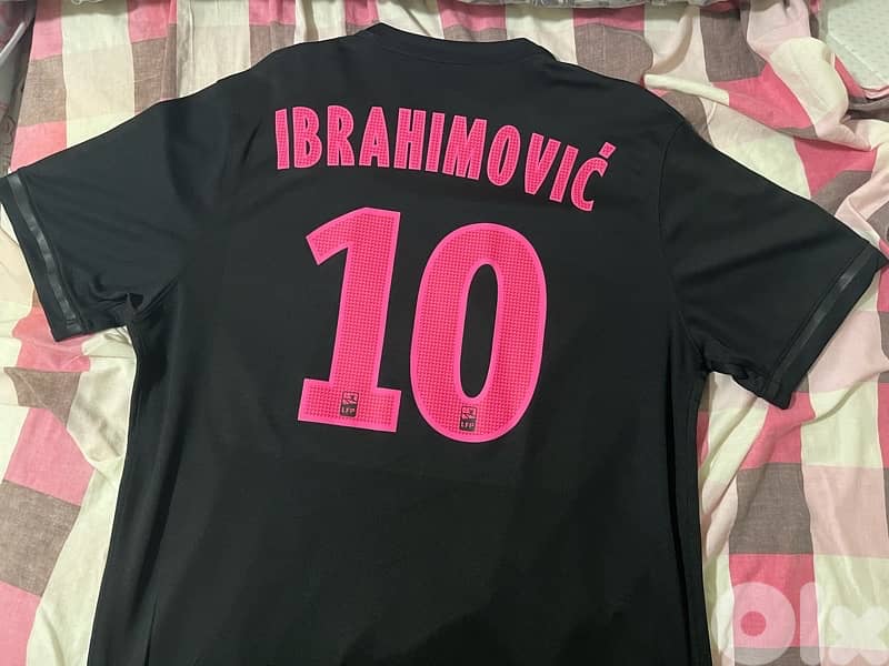 psg paris nike ibrahimović 10 black AAwAY special edition jersey 2018 4