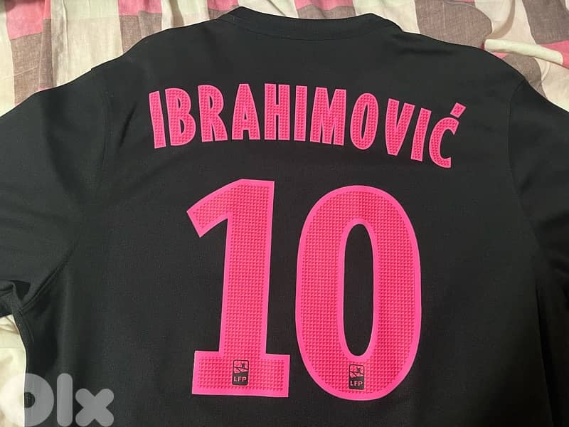 psg paris nike ibrahimović 10 black AAwAY special edition jersey 2018 5